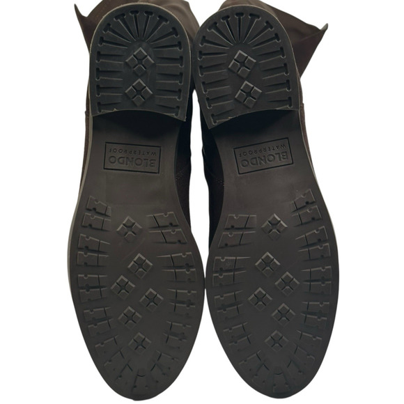 Blondo Valina Brown Suede/Textile Waterproof Over-The-Knee Boots Womens 7M New - Picture 10 of 10